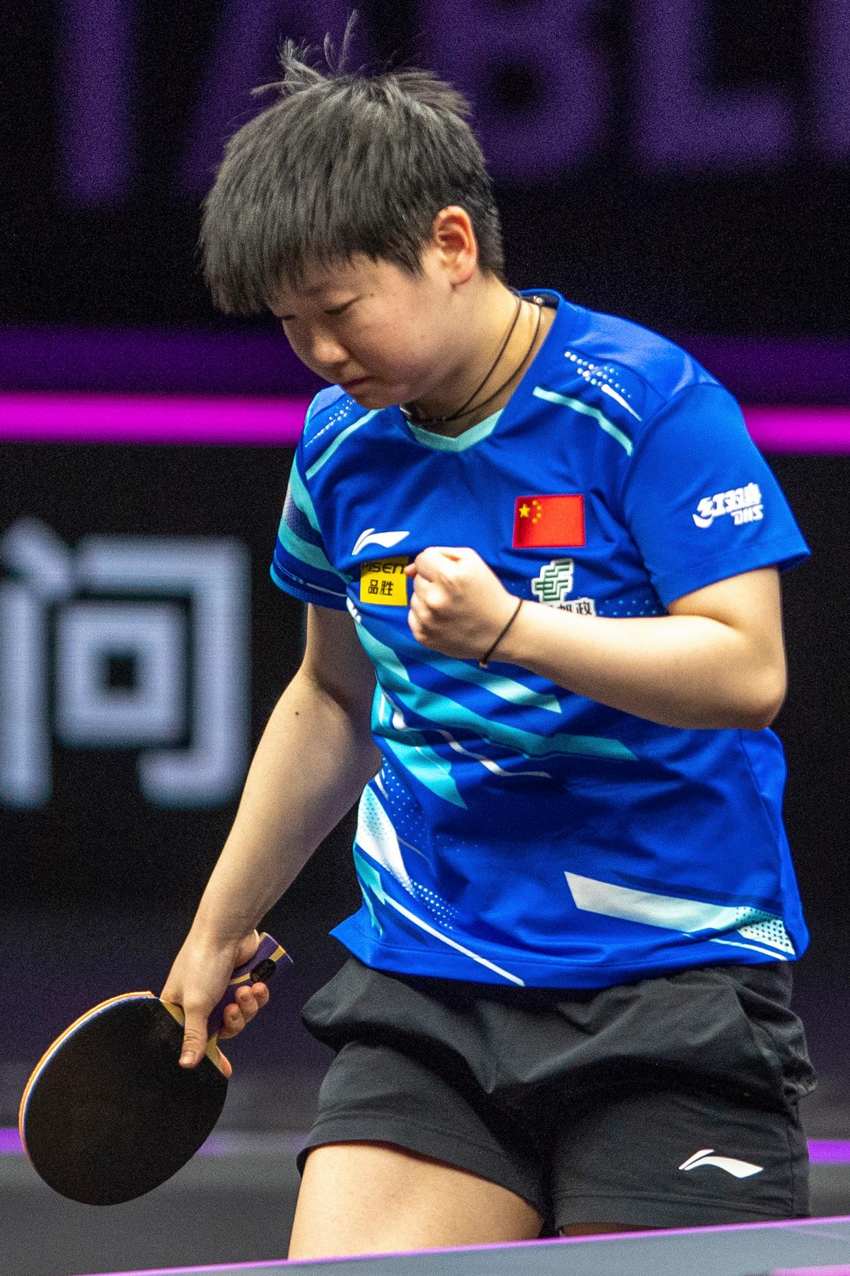 国乒轻松击败孙颖莎晋级半决赛，竞技爆发！